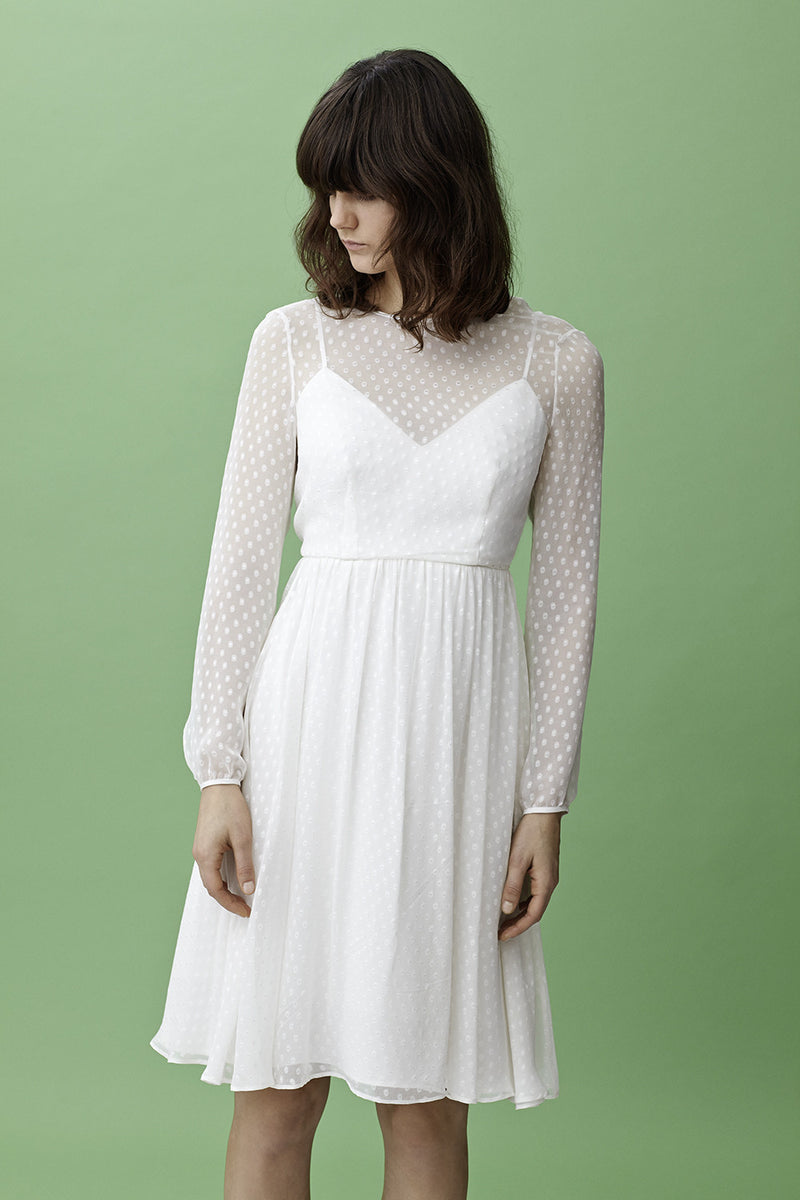 Dotti white lace dress sales